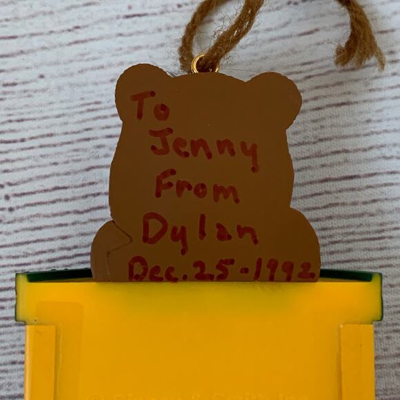 Vintage Crayola Teddy Bear Christmas Tree Ornament by Binney & Smith Inc. 1992 - Picture 10 of 13